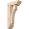 Ekena Millwork Westlake Slat Smooth Bracket w/ Offset Brace, Douglas Fir, 5 1/2"W x 14"D x 26"H BKT0604X14X26WTL06SDF - alternate 1